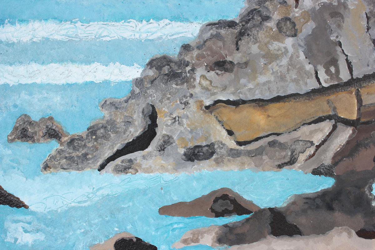 <i>Sea Rocks</i> <br>2018 Mixed Media <br><br>#A6525