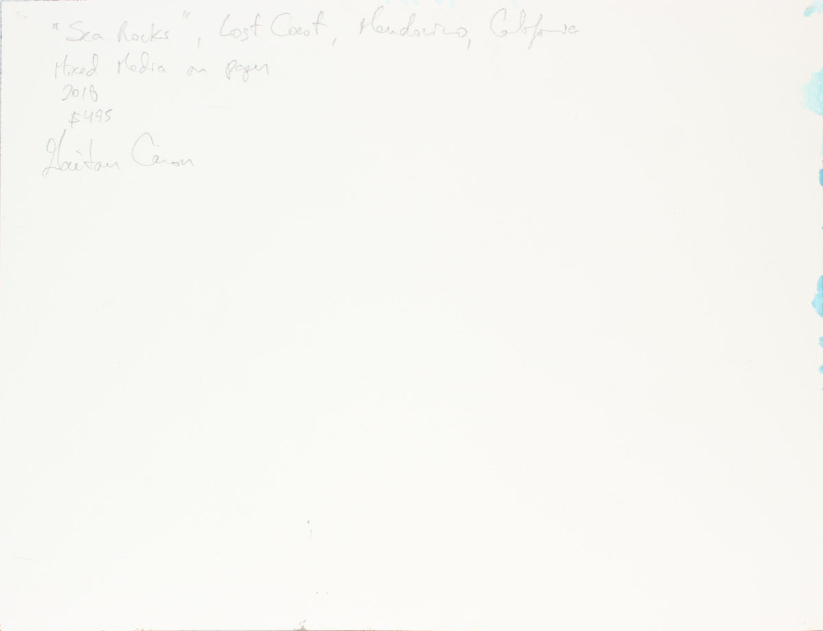 <i>Sea Rocks</i> <br>2018 Mixed Media <br><br>#A6525