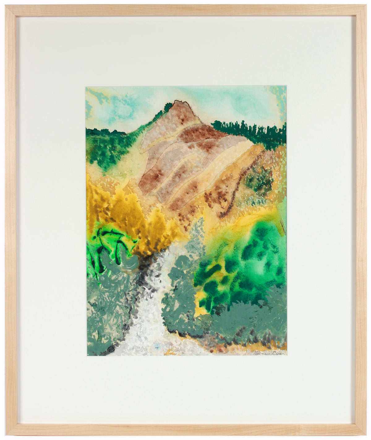 &lt;i&gt;Dry Creek&lt;/i&gt; &lt;br&gt;2018 Mixed Media &lt;br&gt;&lt;br&gt;#A6528