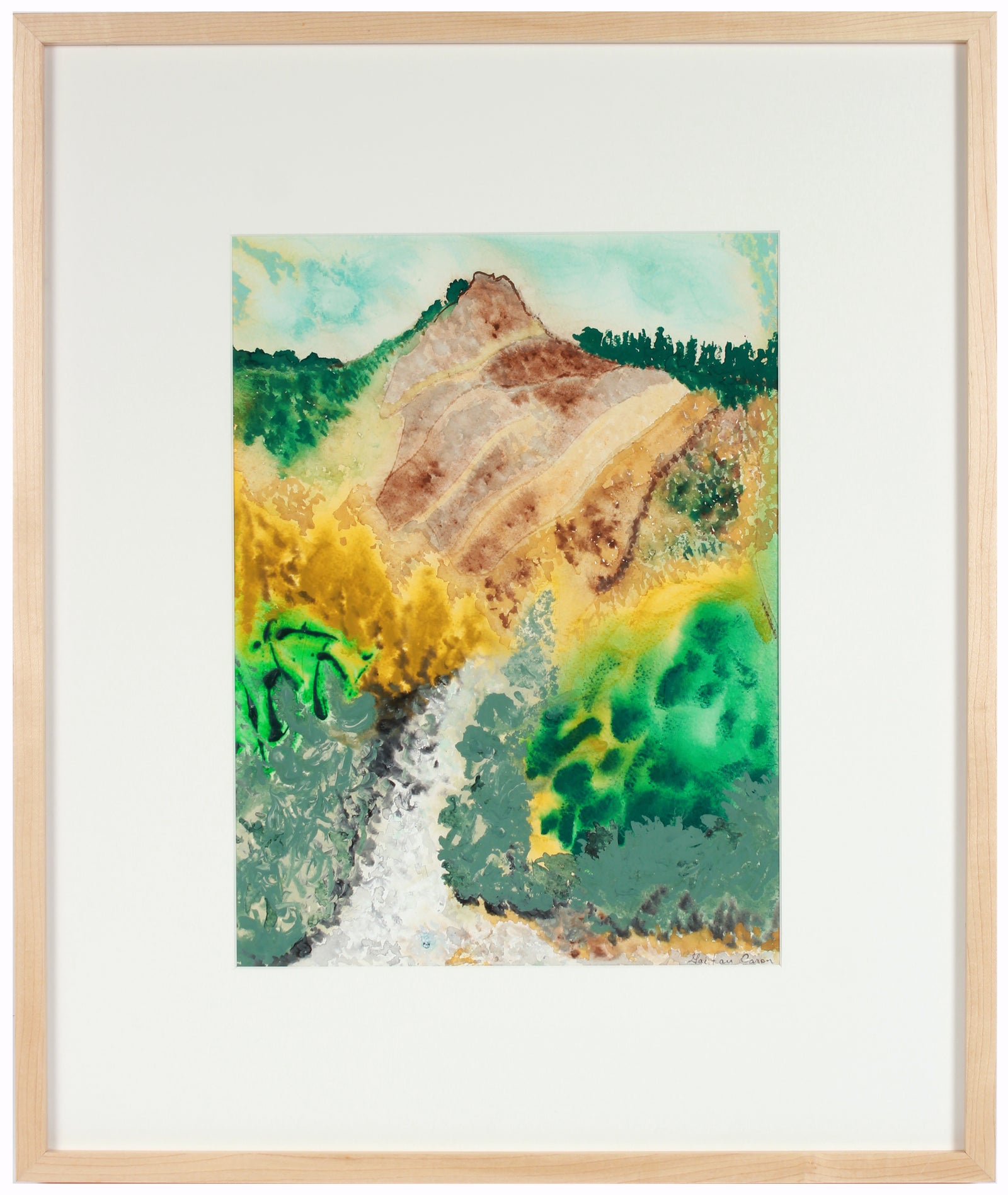 <i>Dry Creek</i> <br>2018 Mixed Media <br><br>#A6528