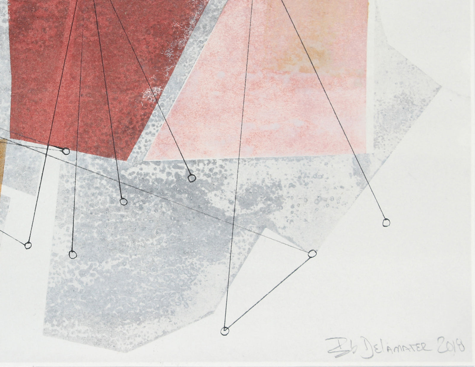 <i>Seven by Seven</i><br>2018 Monotype & Mixed Media<br><br>#A6604