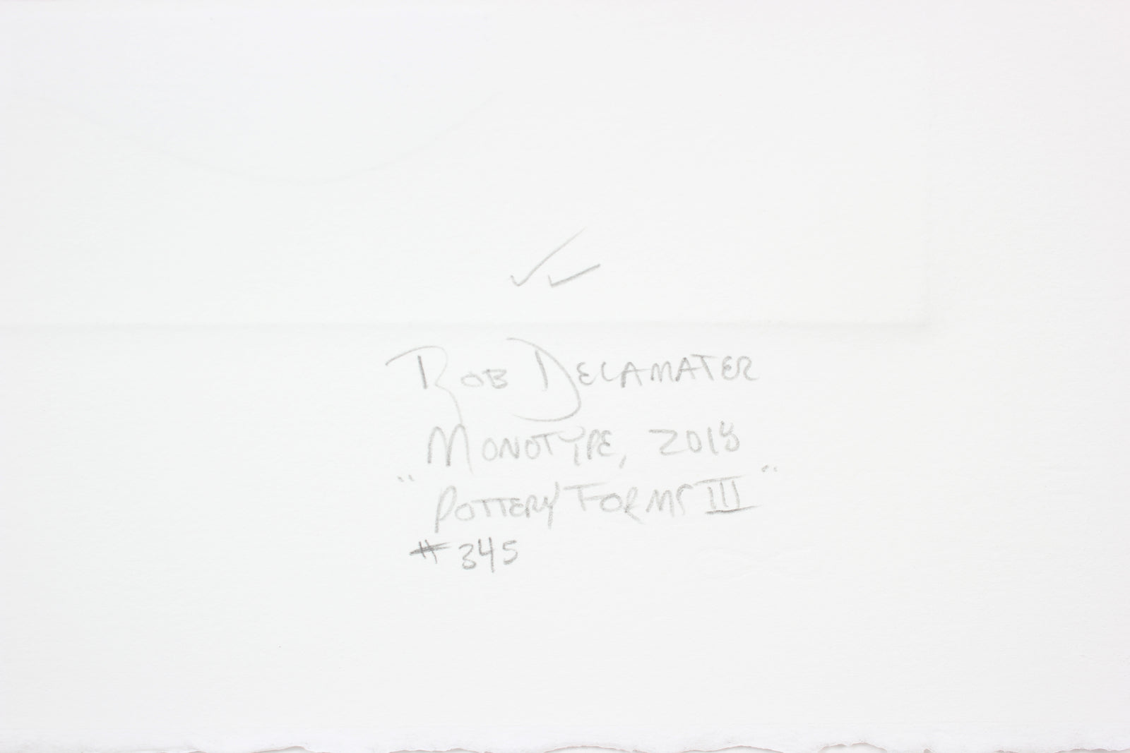 <i>Pottery Forms III</i> <br>2018 Monotype <br><br>#A6642