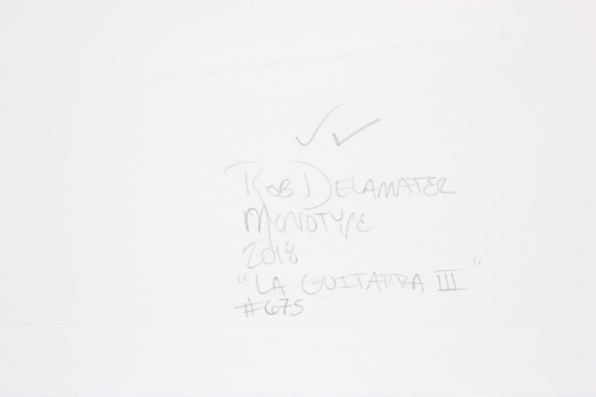 <i>La Guitarra III</i><br>2018 Monotype<br><br>#A6653