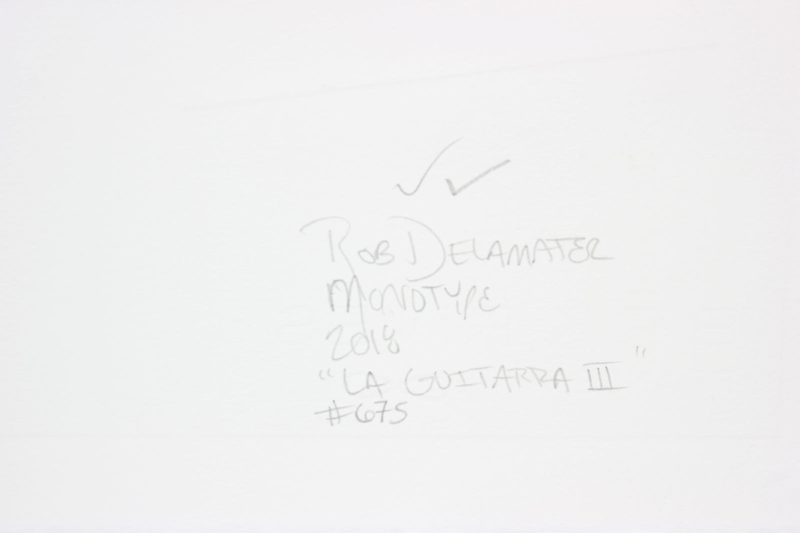 <i>La Guitarra III</i><br>2018 Monotype<br><br>#A6653