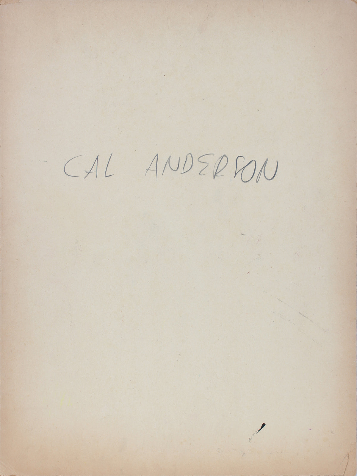 Colorful Abstract <br>Late 1950s Gouache and Ink <br><br>#A6721