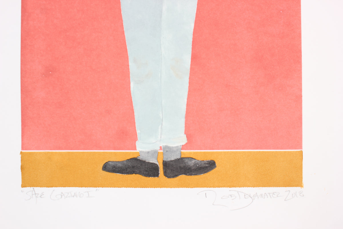 <i>Shoe Gazing I</i><br>2018 Monotype<br><br>#A6790