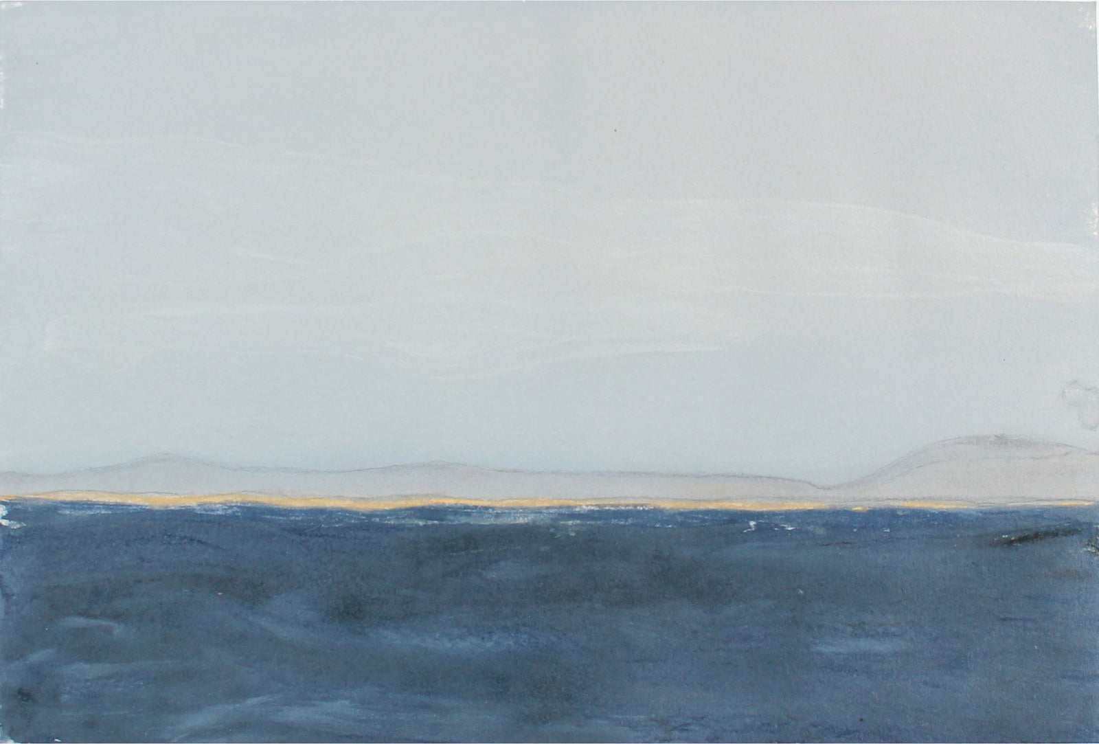 <i>The View to the Shore</i> <br>2014 Monotype Landscape <br><br>#A7123