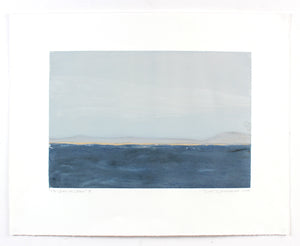 <i>The View to the Shore</i> <br>2014 Monotype Landscape <br><br>#A7123