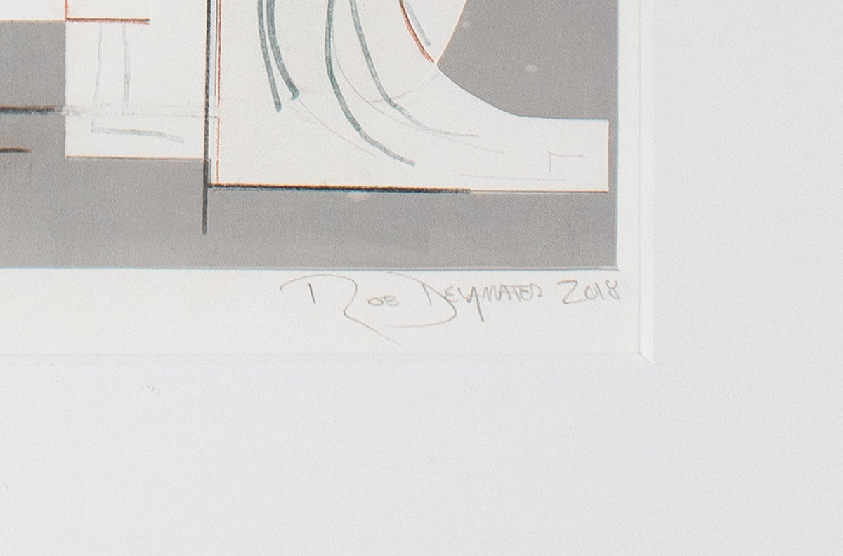 <i>Pottery Forms VI </i><br>2018 Monotype <br><br>#A7126