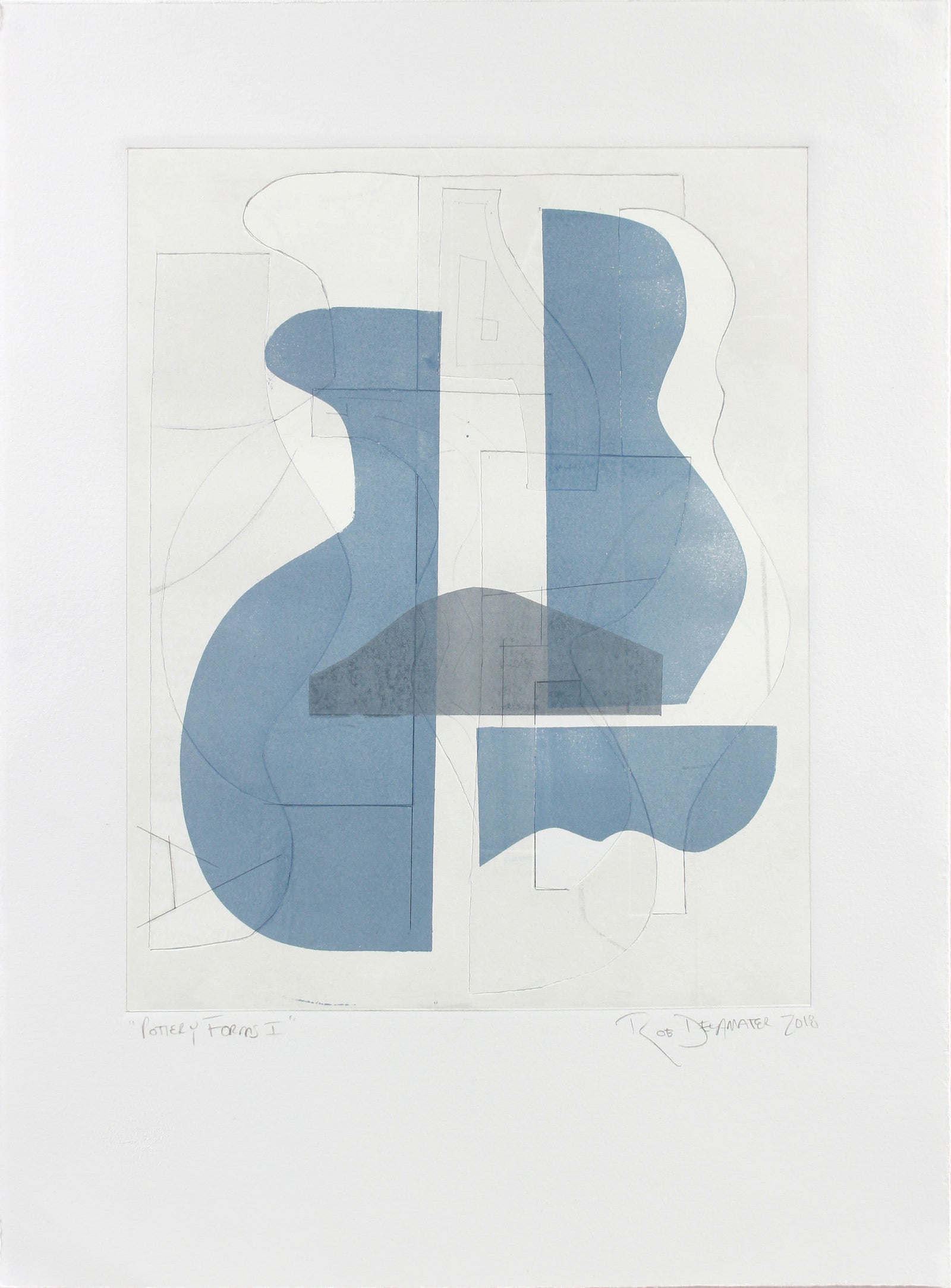<i>Pottery Forms I</i> <br>2018 Monotype <br><br>#A7130