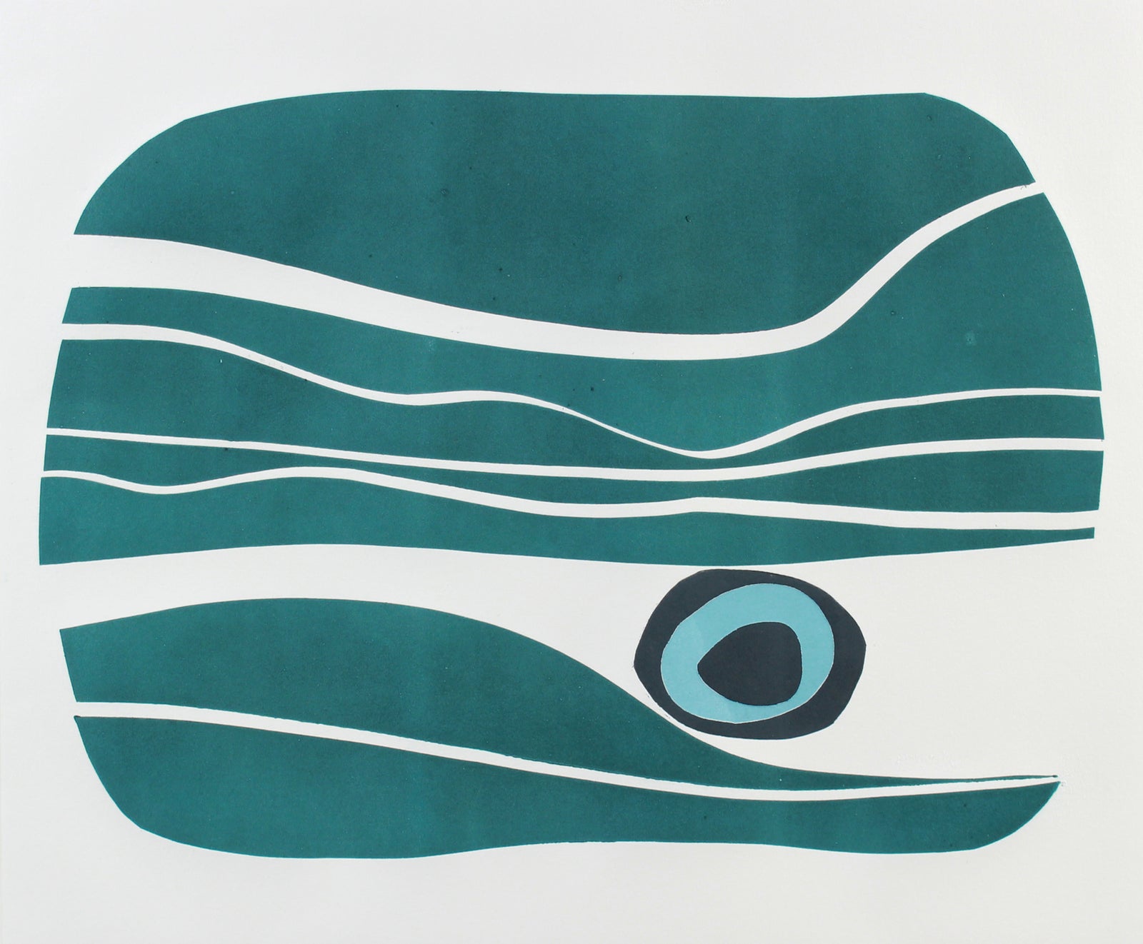 <i>River Stones II</i> <br>2018 Monotype <br><br>#A7134