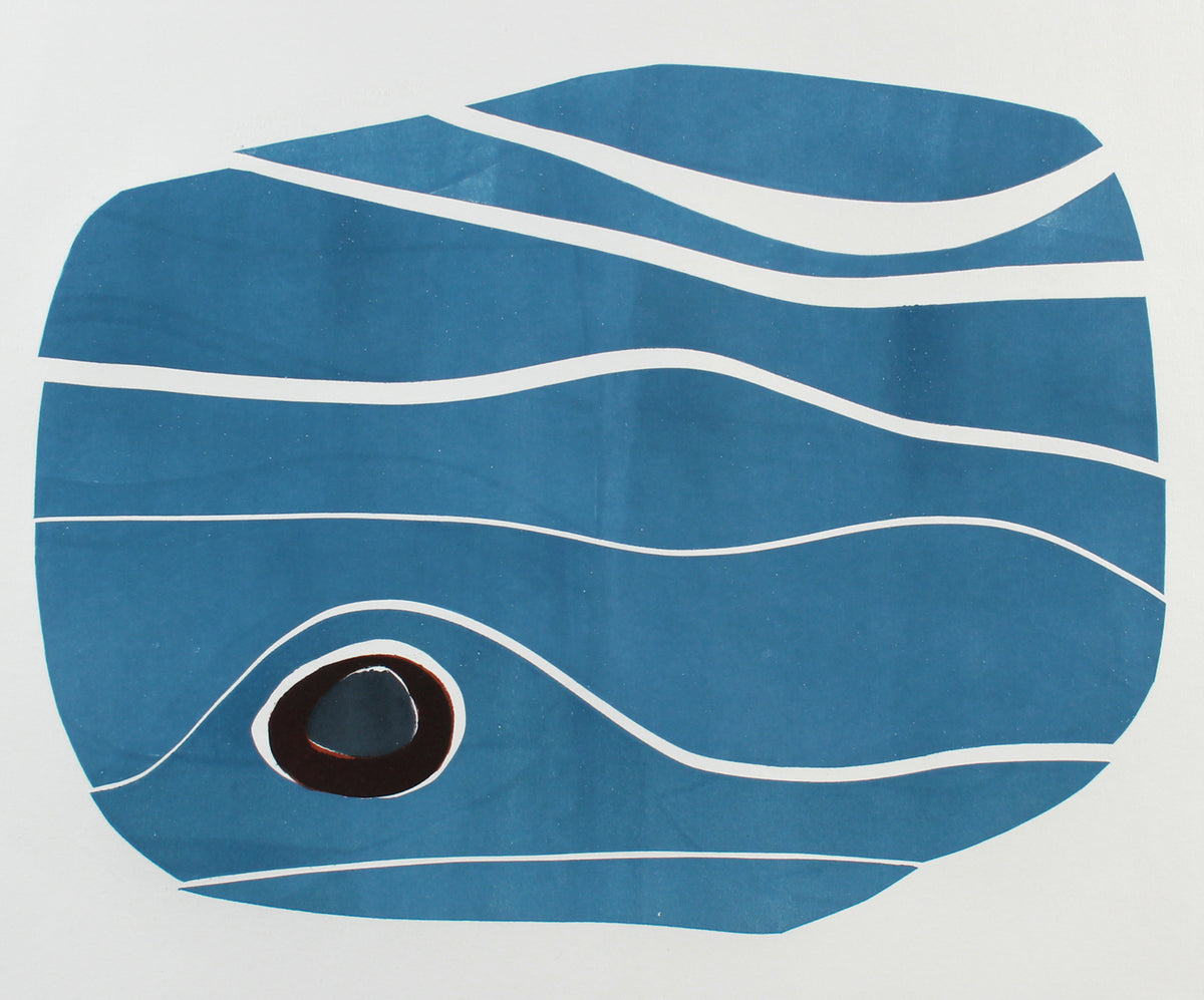 <i>River Stones IV</i> <br>2018 Monotype <br><br>#A7137