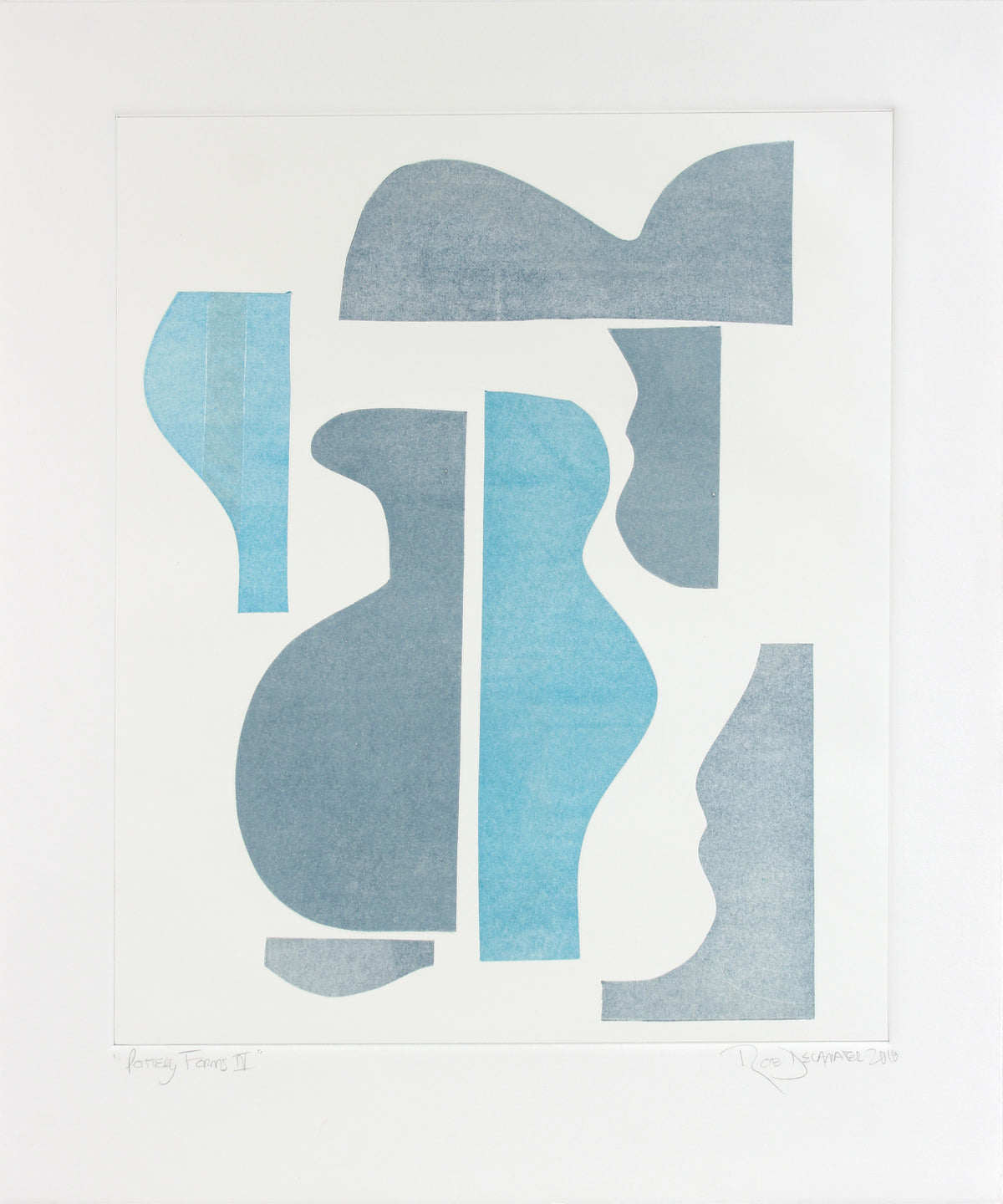 <i>Pottery Forms IV</i> <br>2018 Monotype <br><br>#A7156