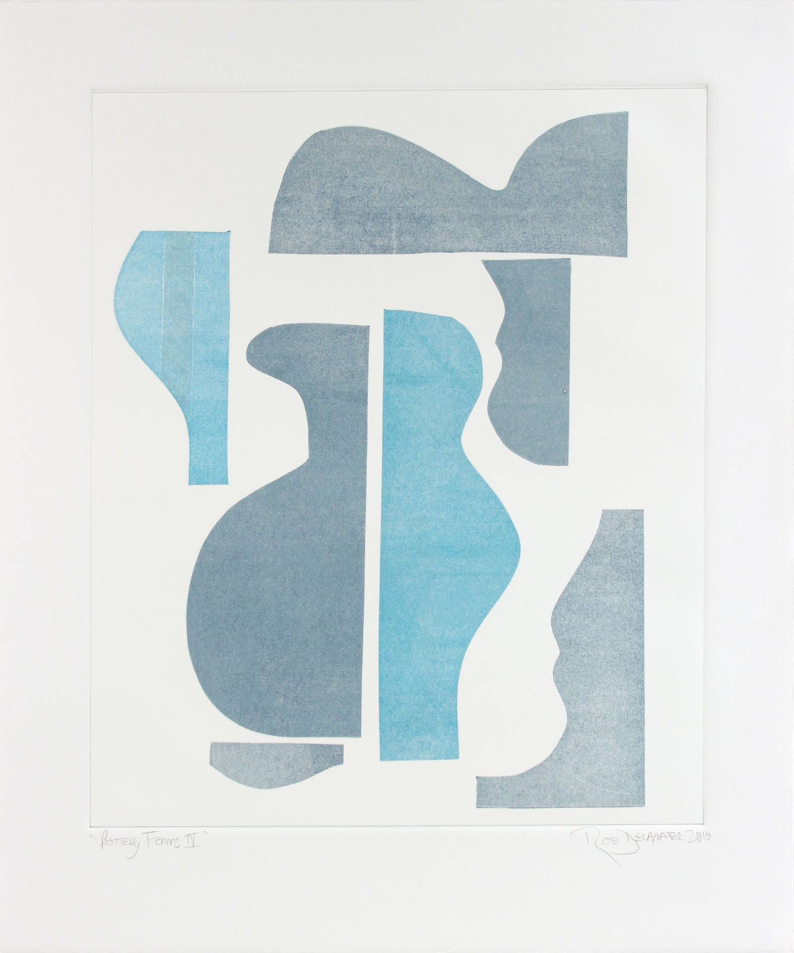 <i>Pottery Forms IV</i> <br>2018 Monotype <br><br>#A7156