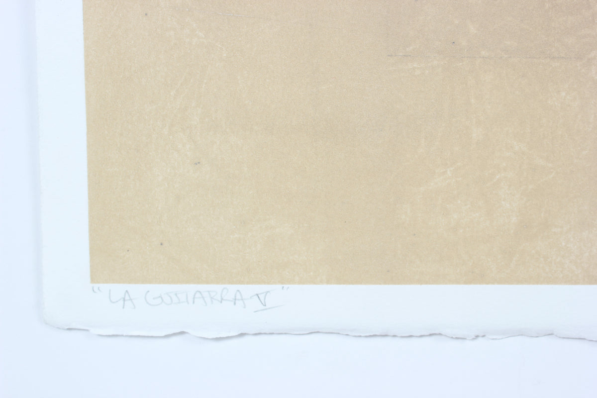 <i>La Guitarra V</i> <br>2018 Monotype <br><br> #A7239