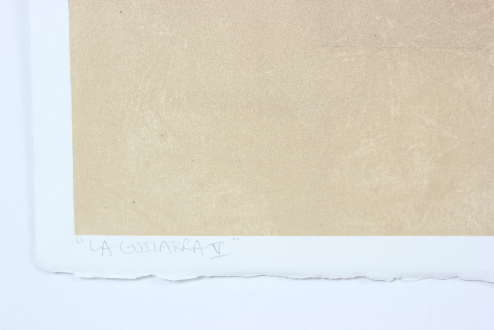 <i>La Guitarra V</i> <br>2018 Monotype <br><br> #A7239