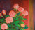 Pink Rose Still Life <br>Mid-Late 20th Century Oil <br><br>#A7404