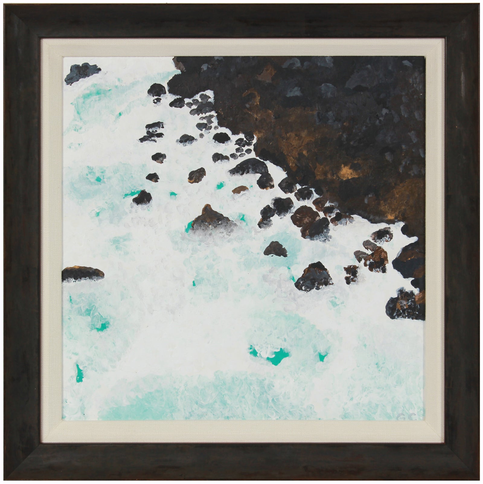 <i>The Point, Hawaii</i> <br>2018 Acrylic <br><br>#A7430