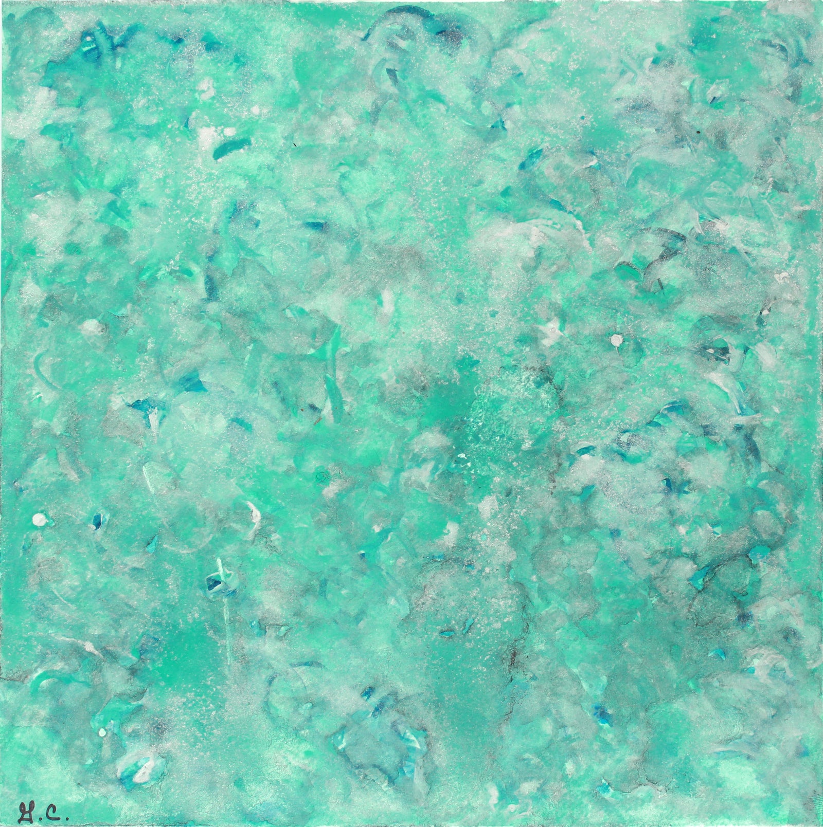 <i>Warm Pond, Rain</i> <br>2018-19 Gouache <br><br>#A7434