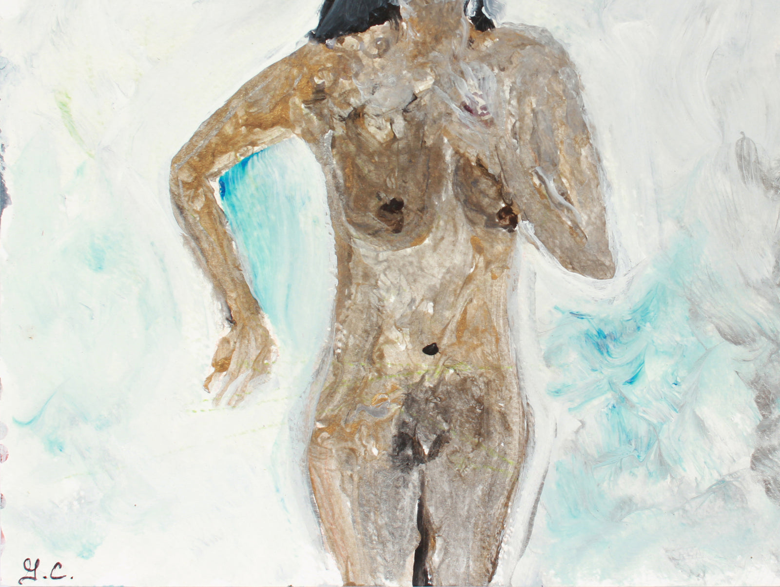 <i>Suzana Gold</i> <br>2018-19 Mixed Media <br><br>#A7441