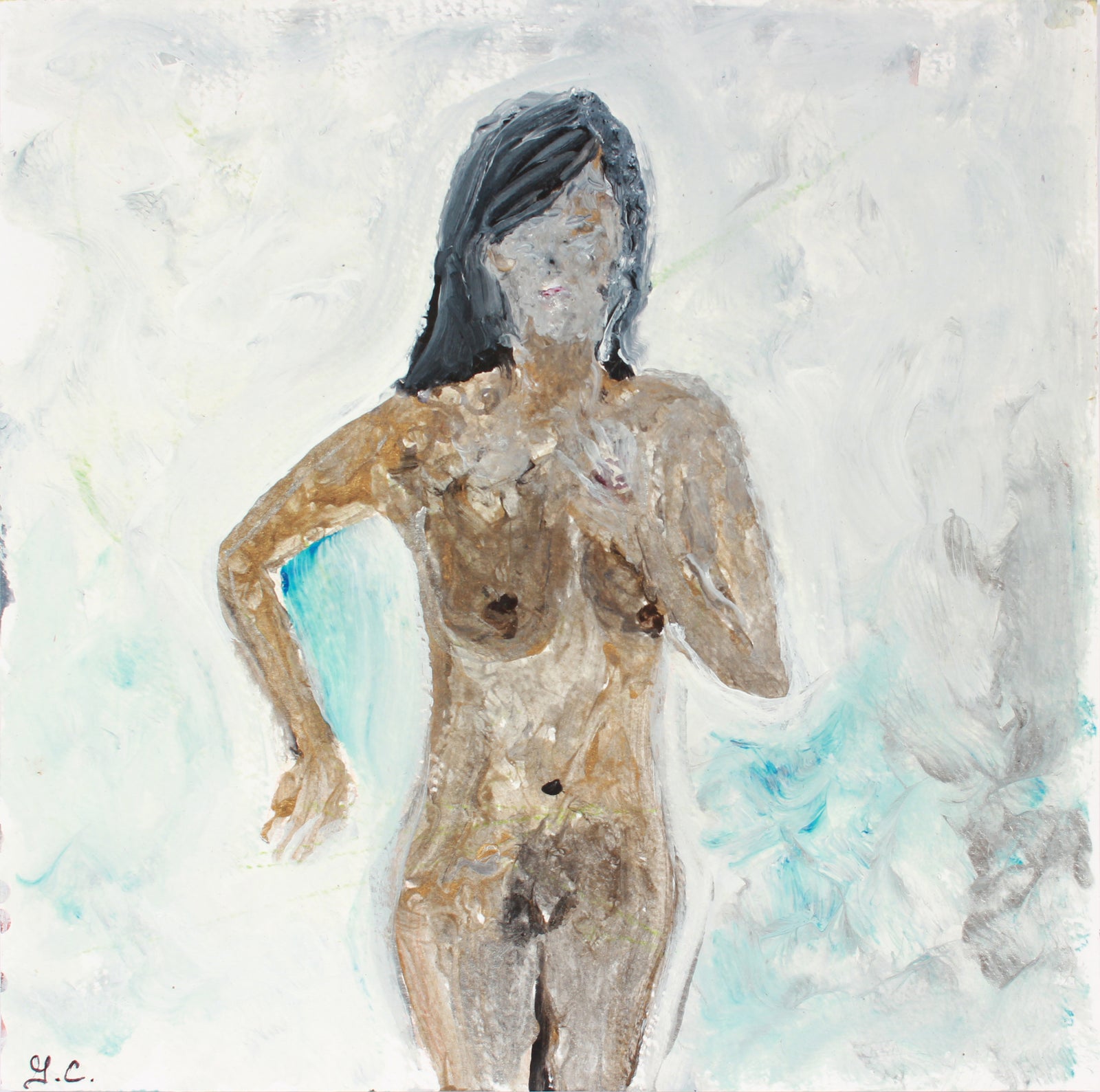 <i>Suzana Gold</i> <br>2018-19 Mixed Media <br><br>#A7441