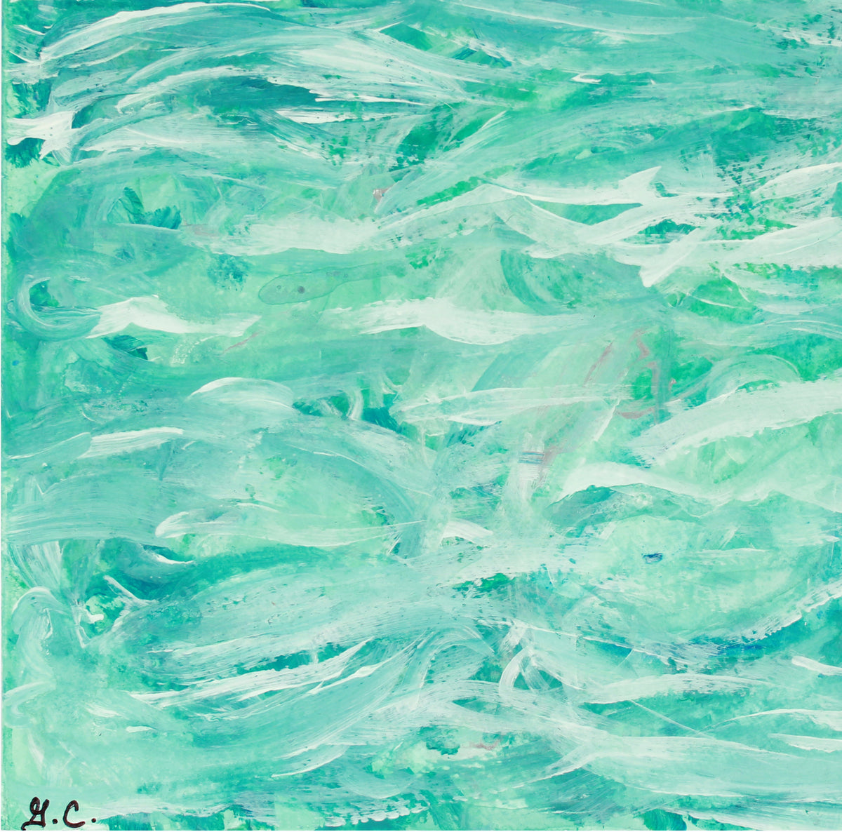 <i>Oceanic</i> <br>2018-19 Mixed Media <br><br>#A7446