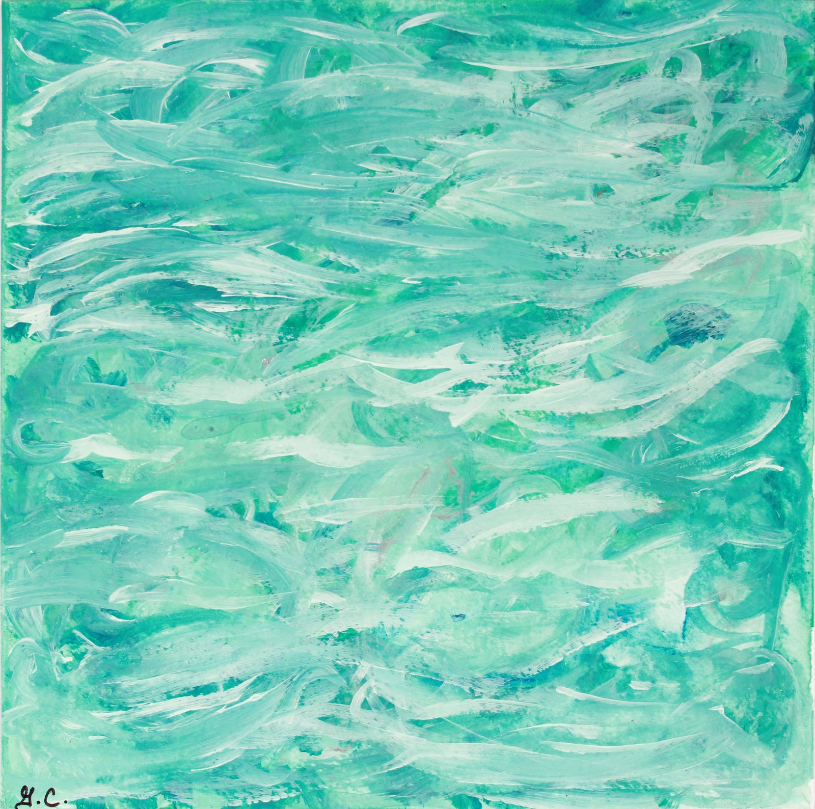 <i>Oceanic</i> <br>2018-19 Mixed Media <br><br>#A7446