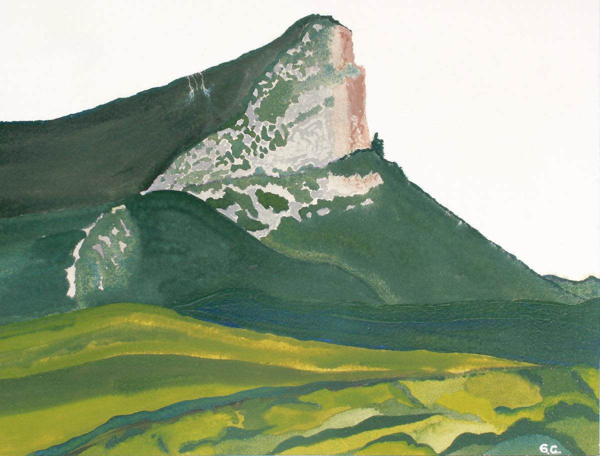 <i>Pic Saint-Loup, Elle</i> <br>2018 Gouache on Paper <br><br>#A7453