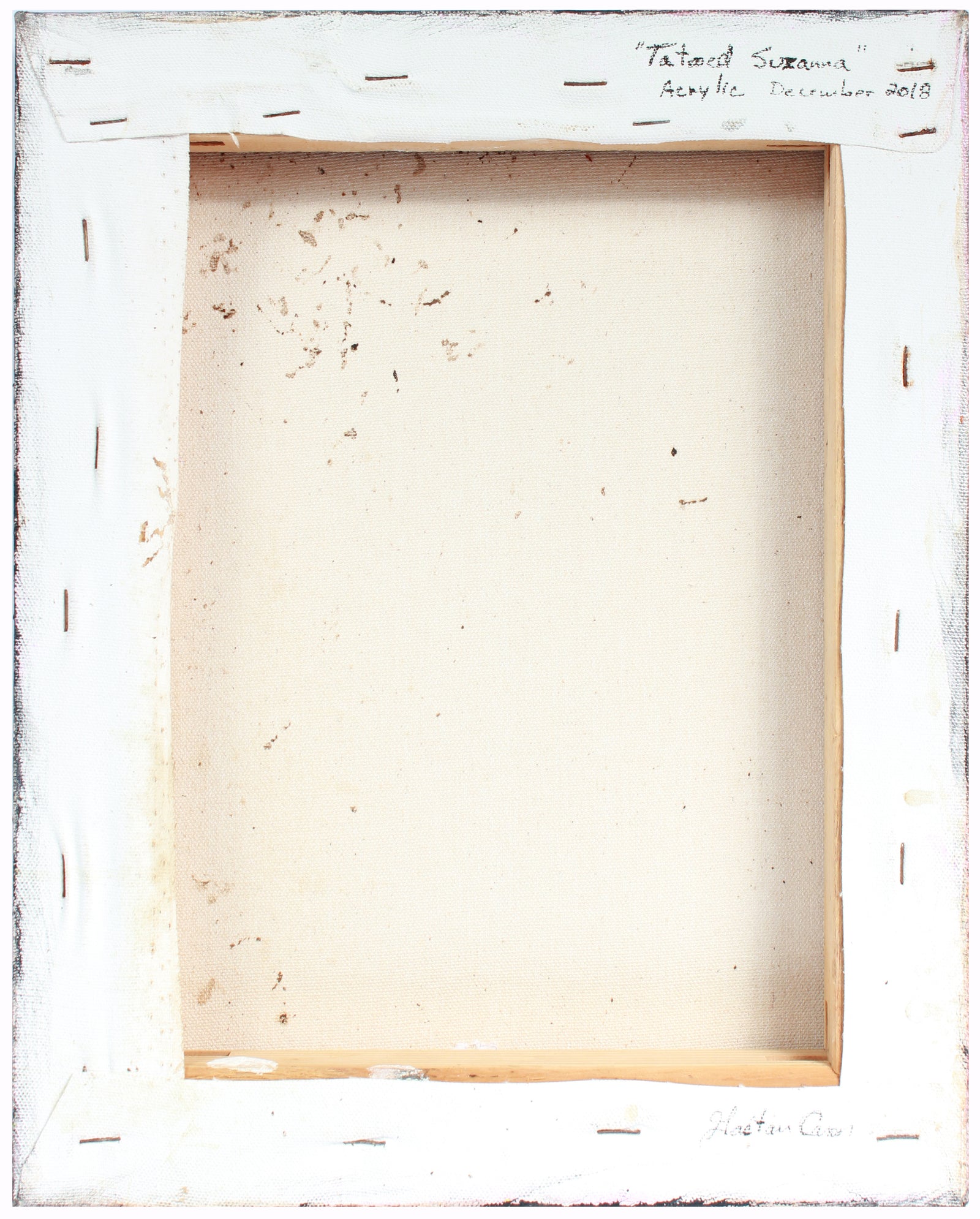 <i>Tattooed Suzanna</i> <br>2018 Acrylic <br><br>#A7454