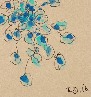 <i>Little Plants of Big Sur III</i> <br>2018 Gouache & Ink <br><br>#A7481