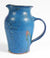 Blue Stone Ground Ceramic 20th Century Pitcher <br><br>#A7521