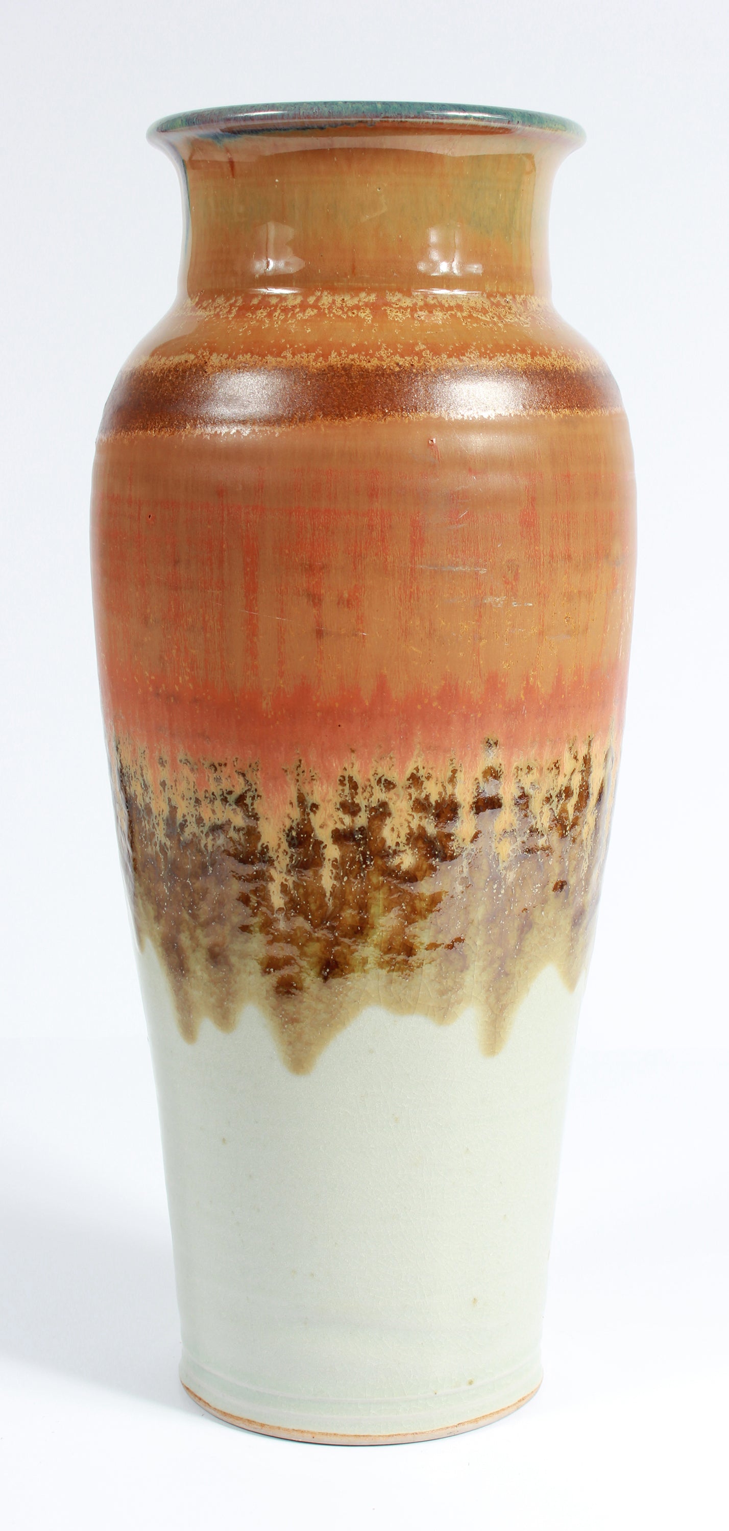 20th Century Stone Ground Ceramic with Tri-Color Pattern <br><br>#A7529