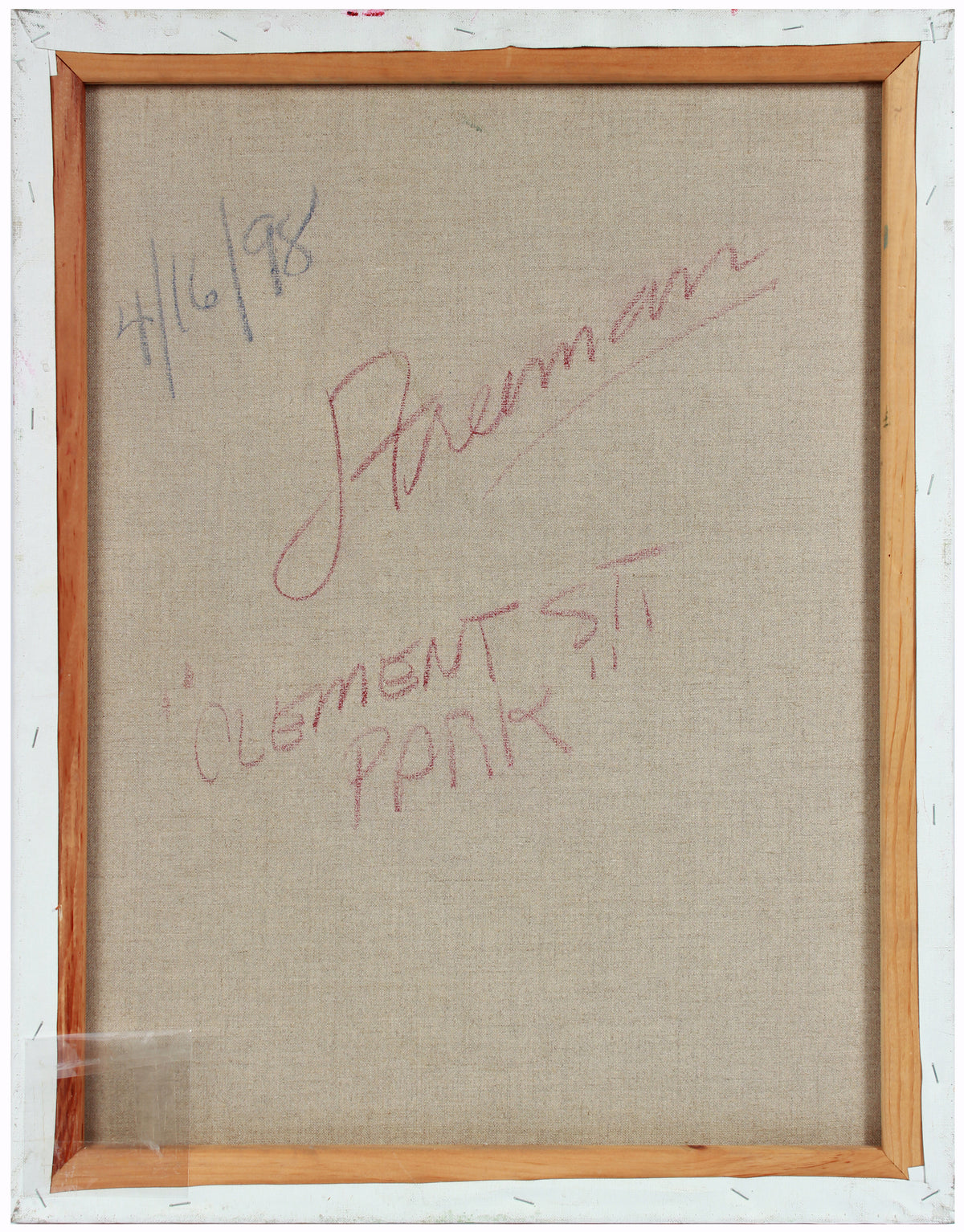 <i>Clement St. Park</i> <br>1989 San Francisco Oil <br><br>#A7575