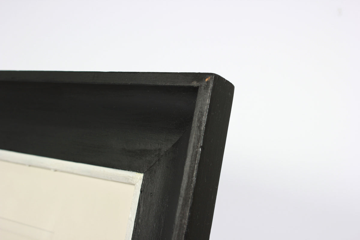 Gestural Monochrome Abstract <br>1990-2000s Monotype <br><br>#A7637