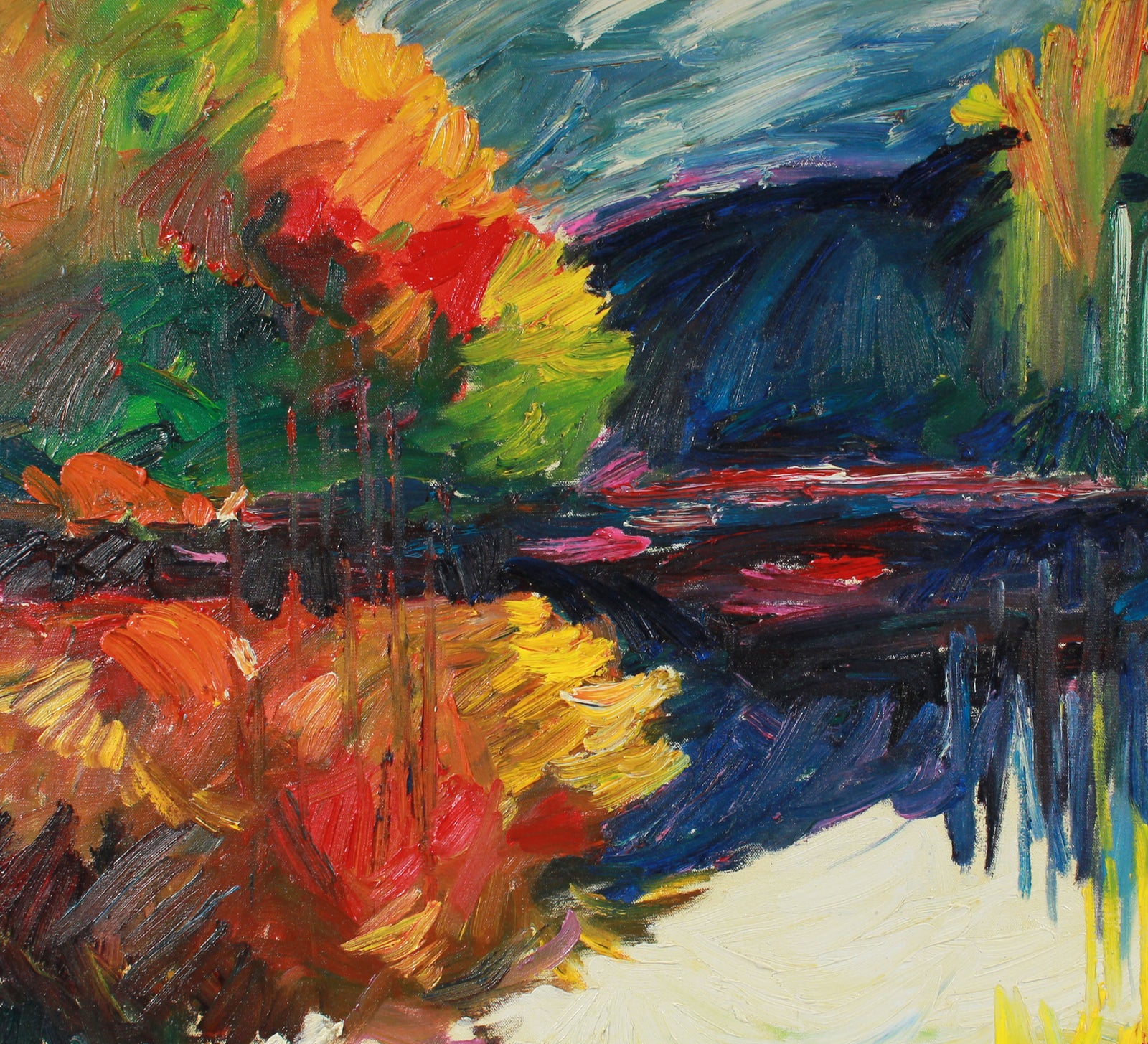 <i>Lake Temescal</i> <br>1996 Oil <br><br>#A7709