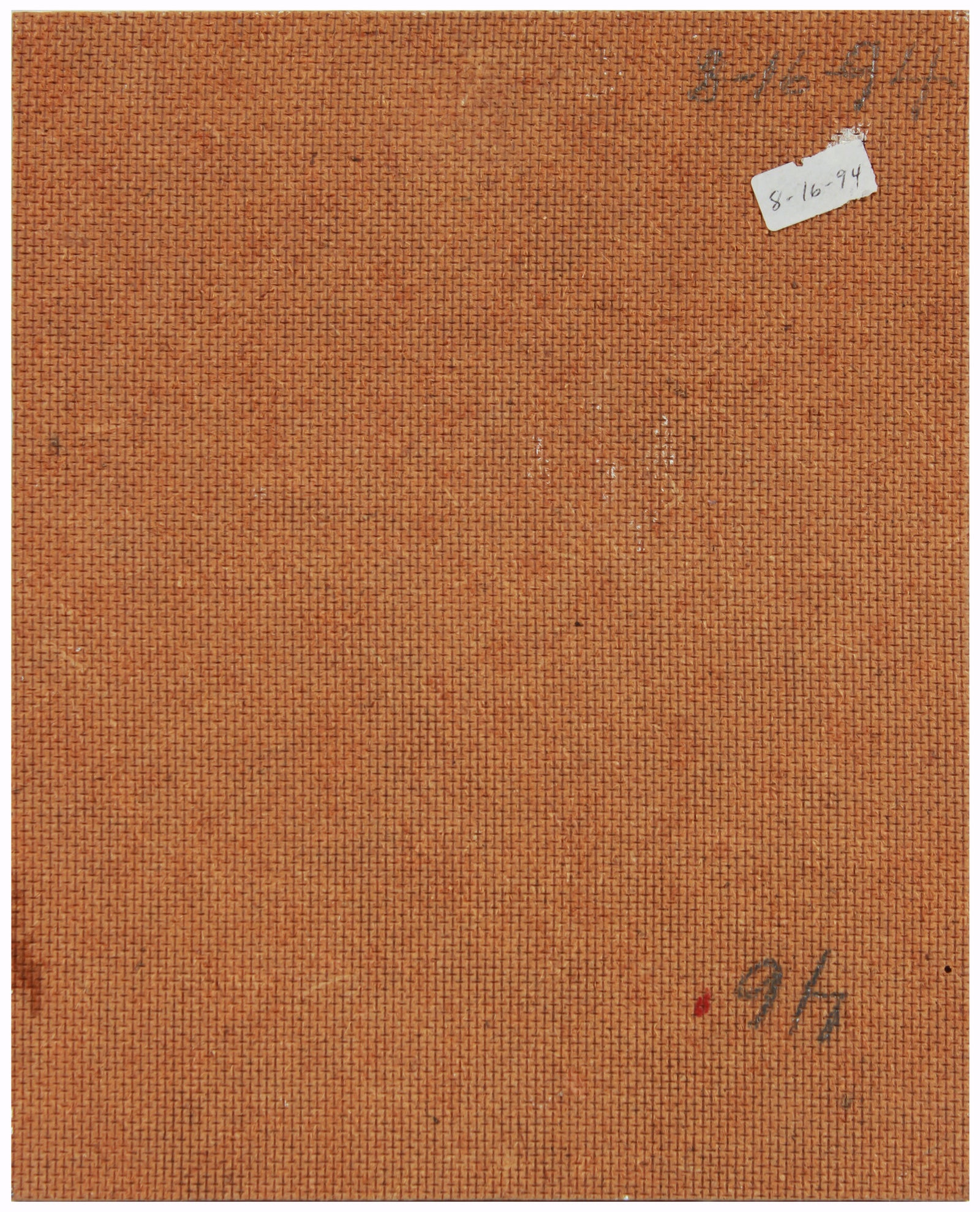 Surreal Man with Red Eyes <br>1994 Oil Scene <br><br>#A7735