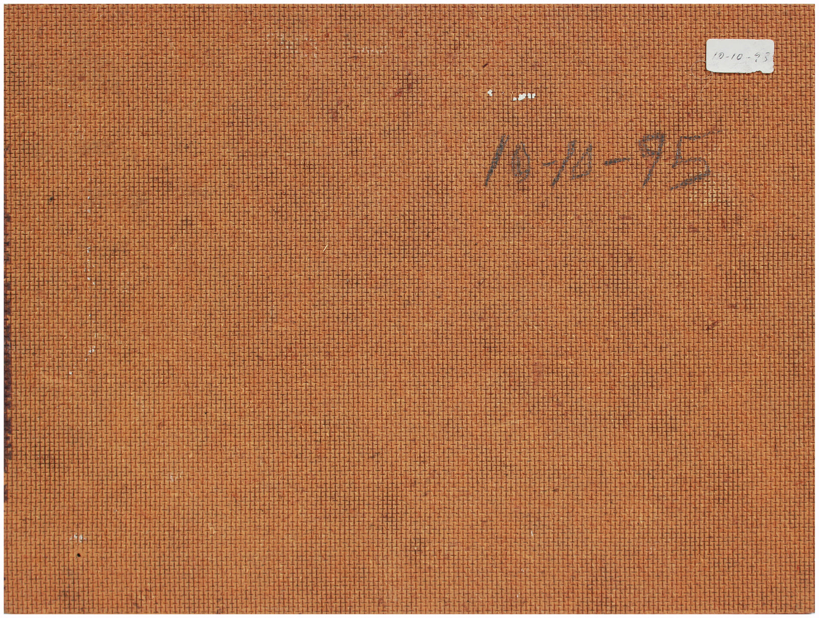 Two Colorful Surreal Figures <br>1995 Oil <br><br>#A7741