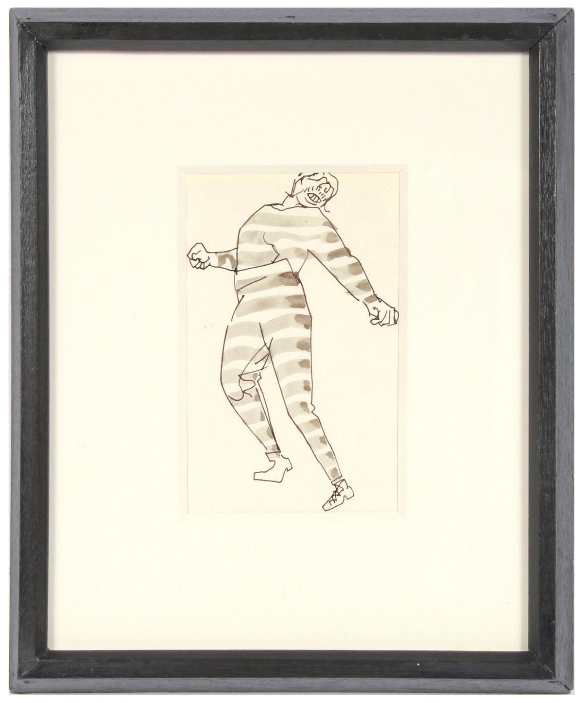 Dancing Striped Pajamas &lt;br&gt;1960s Ink on Paper &lt;br&gt;&lt;br&gt;#A7763