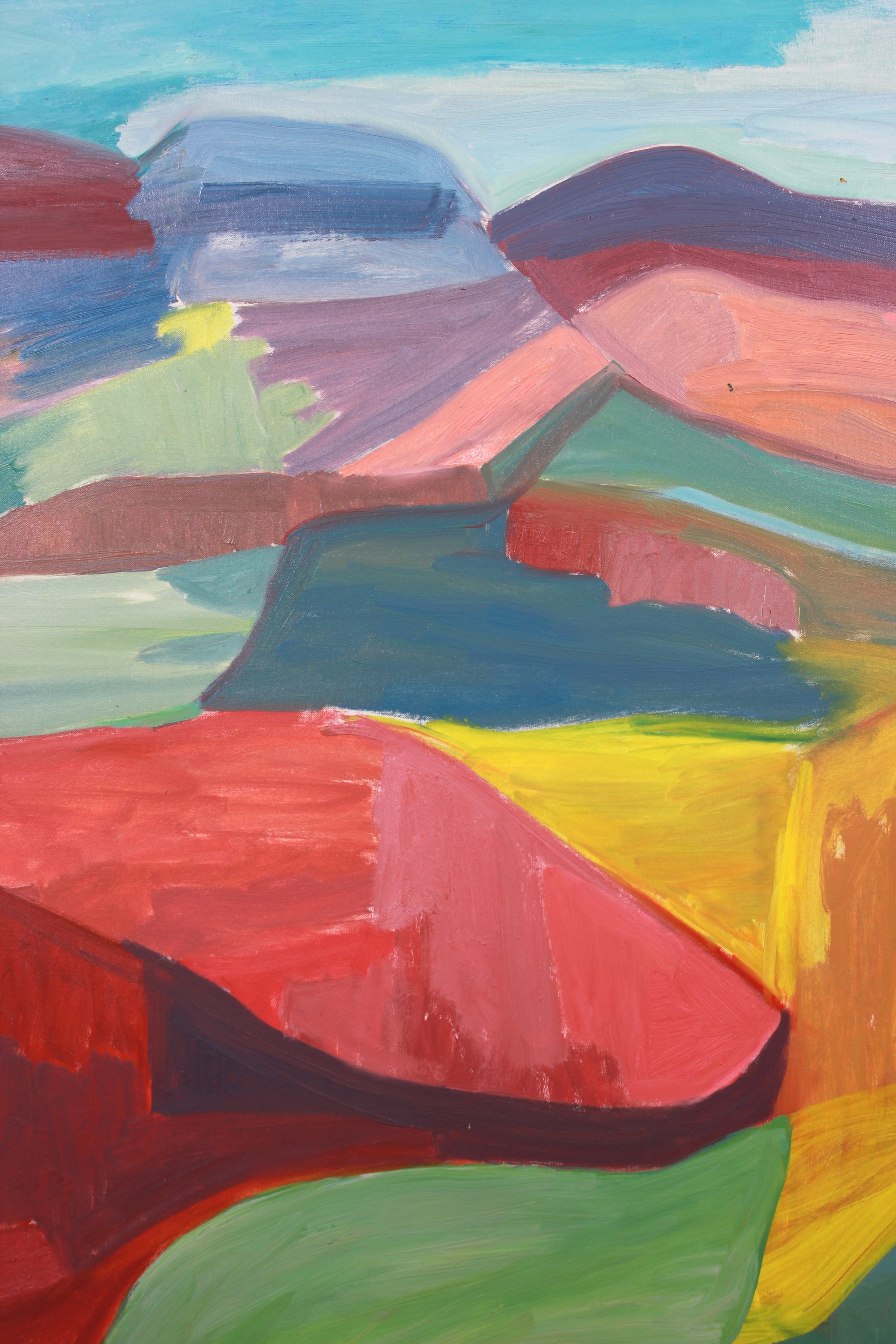 <i>The Canyon</i> <br>1986 Oil Abstract <br><br>#A7872