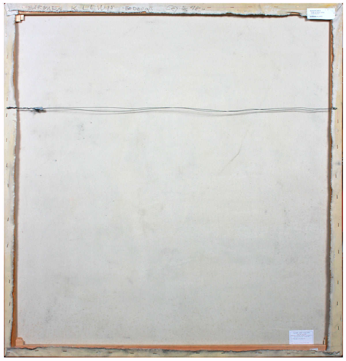 <i>Bedouin Dress</i> <br>20th Century Chalk Painting <br><br>#A7880