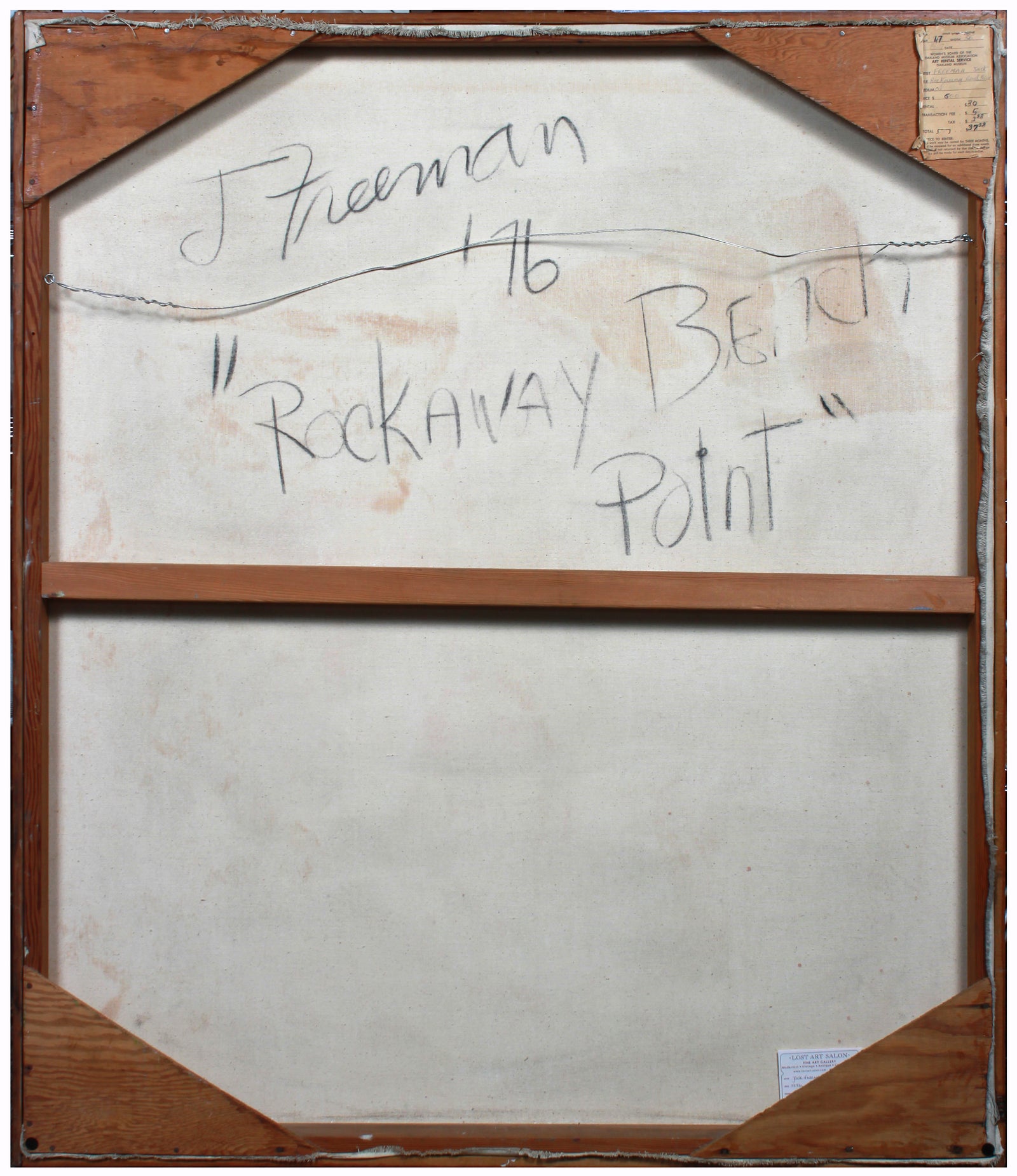 <i>Rockaway Beach Point</i> <br>1976 Oil <br><br>#A7884