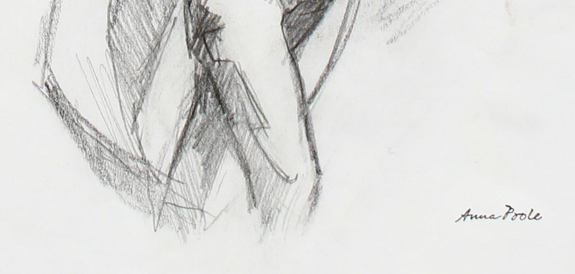 Spectral Female Nude Studies <br>20th Century Graphite <br><br>#A7978