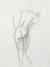 Leaning Female Form <br>20th Century Charcoal <br><br>#A7984