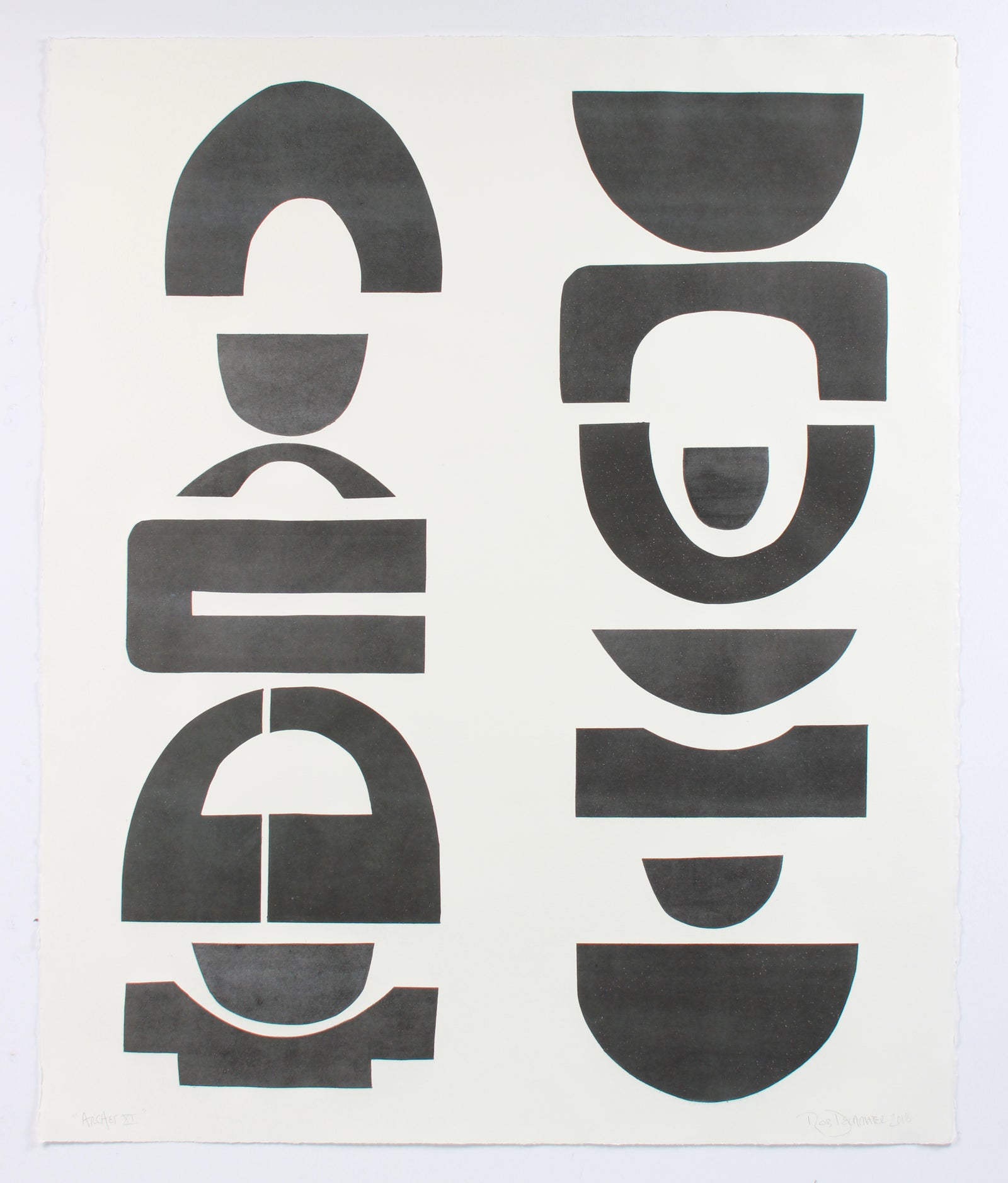 <i>Arches XI </i><br>2018 Monotype <br><br>#A8018