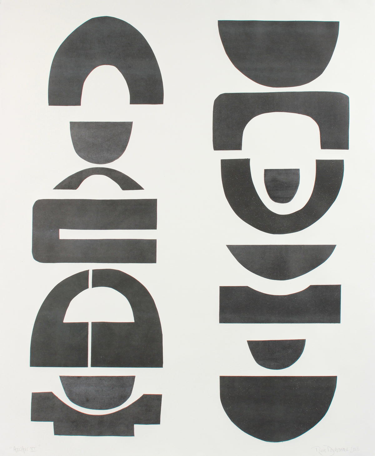 <i>Arches XI </i><br>2018 Monotype <br><br>#A8018