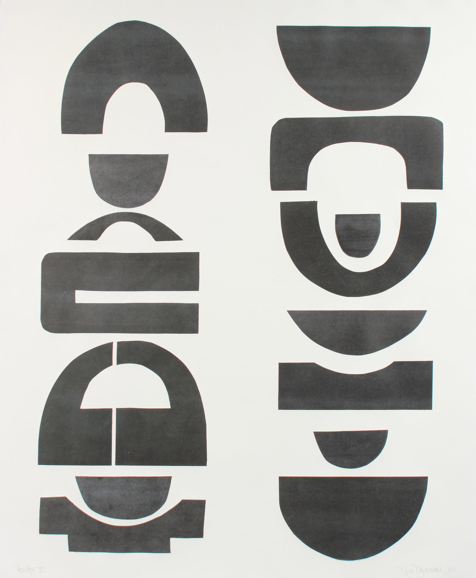 <i>Arches XI </i><br>2018 Monotype <br><br>#A8018