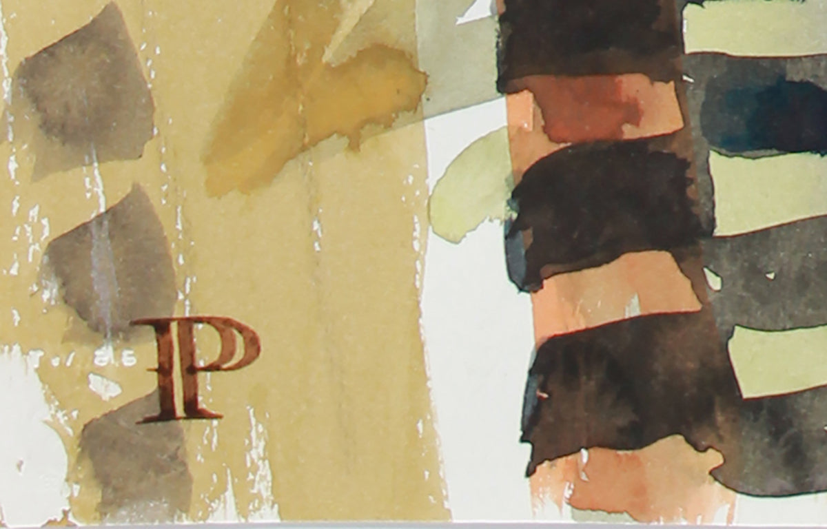 <i>Birthday Bouquet</i>, Watercolor <br>March 3, 1965 <br><br>#A8022