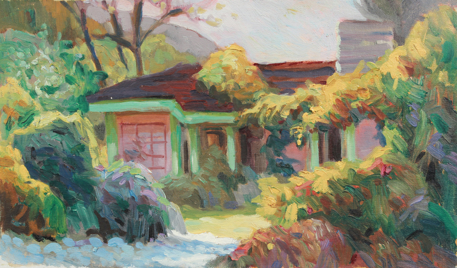 Mid Century Craftsman-Style Home in Oil <br>Carmel Valley <br><br>#A8029