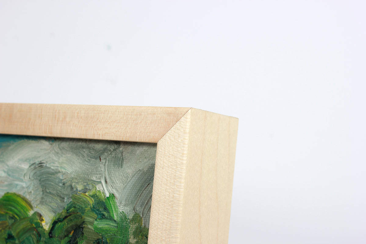 Lush Expressionist River Scene <br>1999 Oil <br><br>#A8184