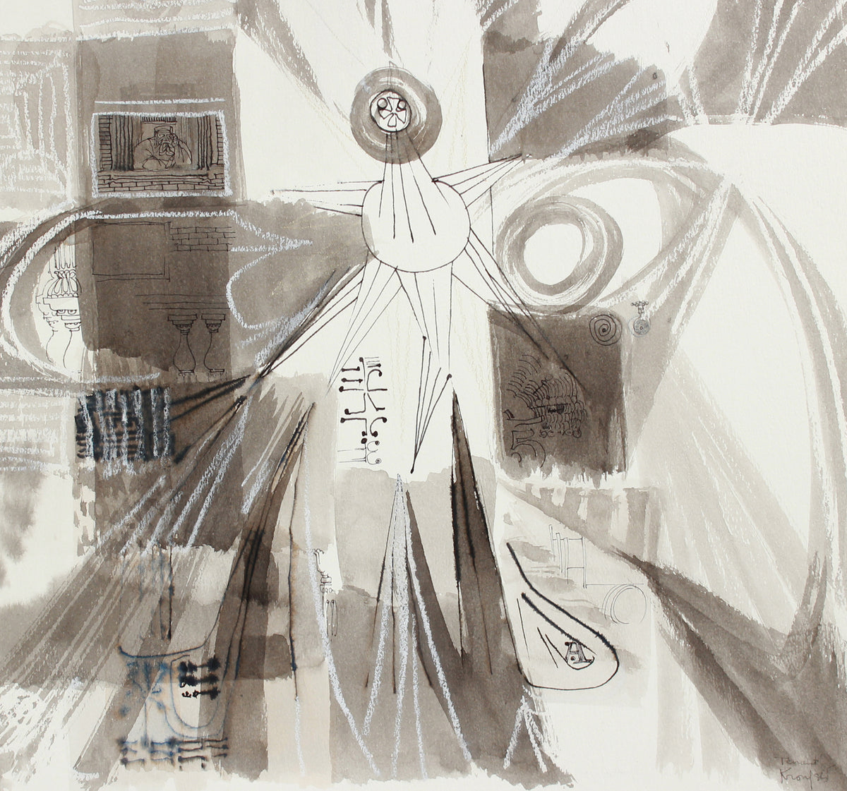 <i>Tencent</i> <br>1960-80s Ink <br><br>#A8214